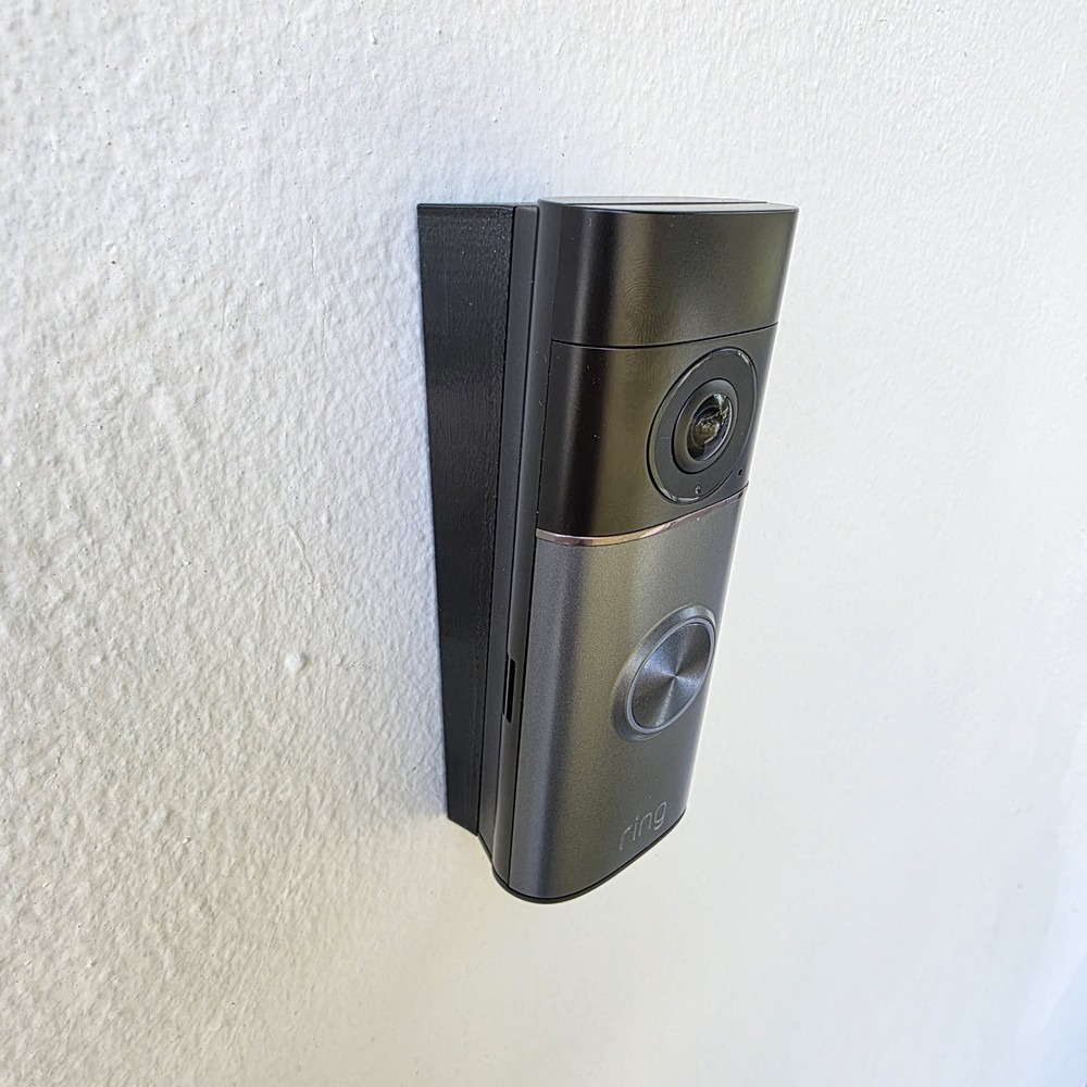Ring Wired Doorbell Pro 3rd Gen Retinal 4K Vertical Wedge Up/Down Angle 5 - 10