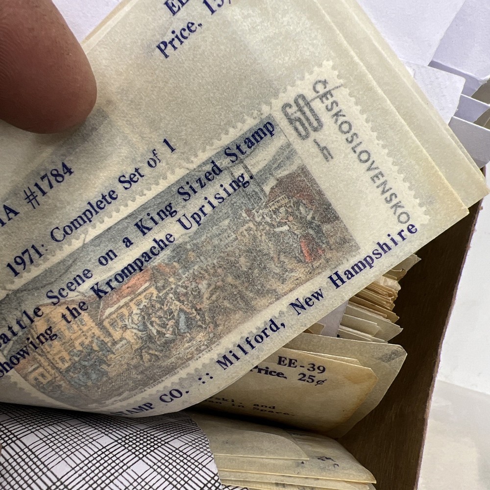 Vintage Worldwide Stamp Collection