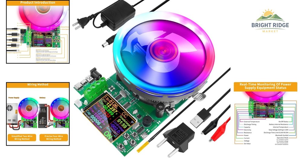 200V Battery Load Tester with Adjustable Constant Current & Intelligent Control