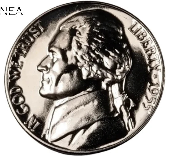 1955 Jefferson Nickel ~ Gem Proof ~ Better Date