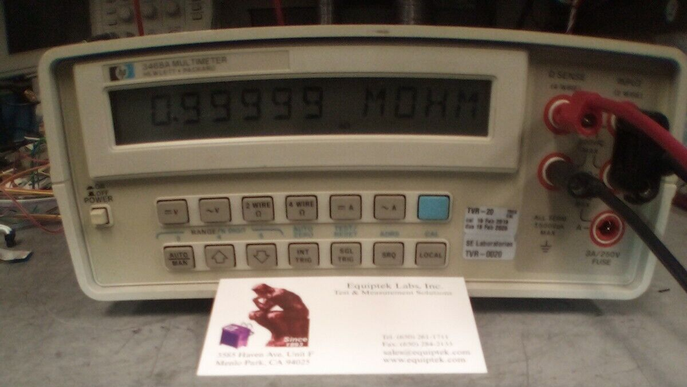 HP 3468A Multimeter CALIBRATED! Excellent Condition