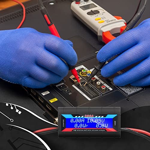 2 Pcs 200A High Precision Watt Meter Power Analyzer Battery 20000.0