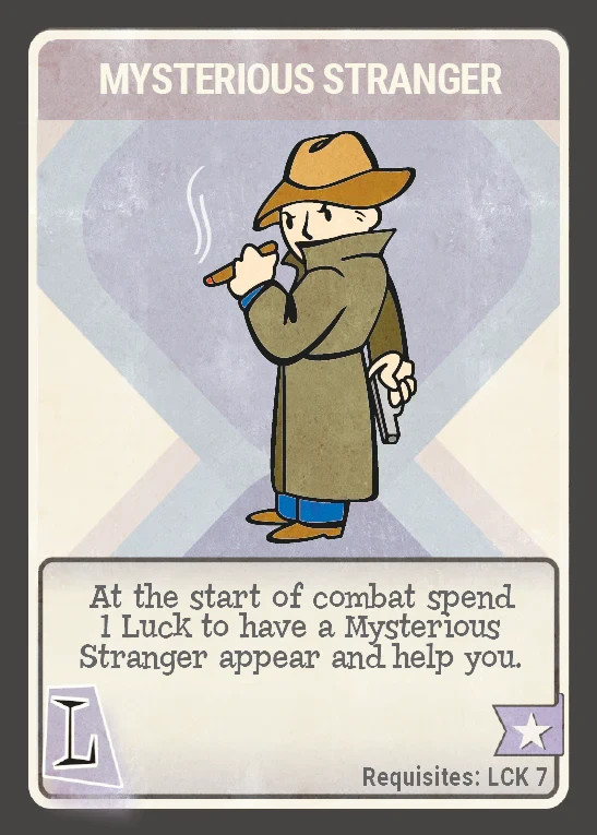 Fallout: The Roleplaying Game Perk Cards | New