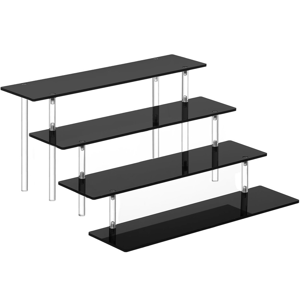 4 Tier Perfume Organizer Stand, Acrylic Risers Display Stands, Display Risers,