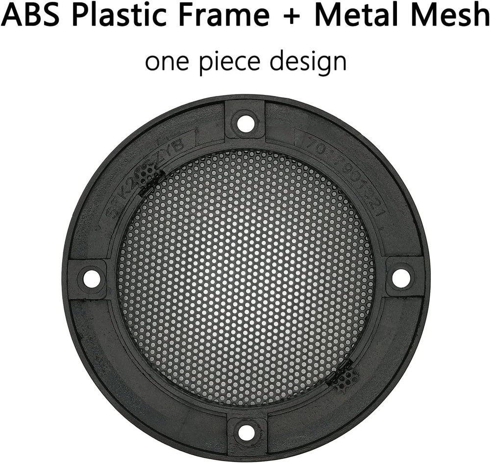2pcs 3.5inch Mesh Speaker Grill Covers Guard Protector Speaker Decorative Circle