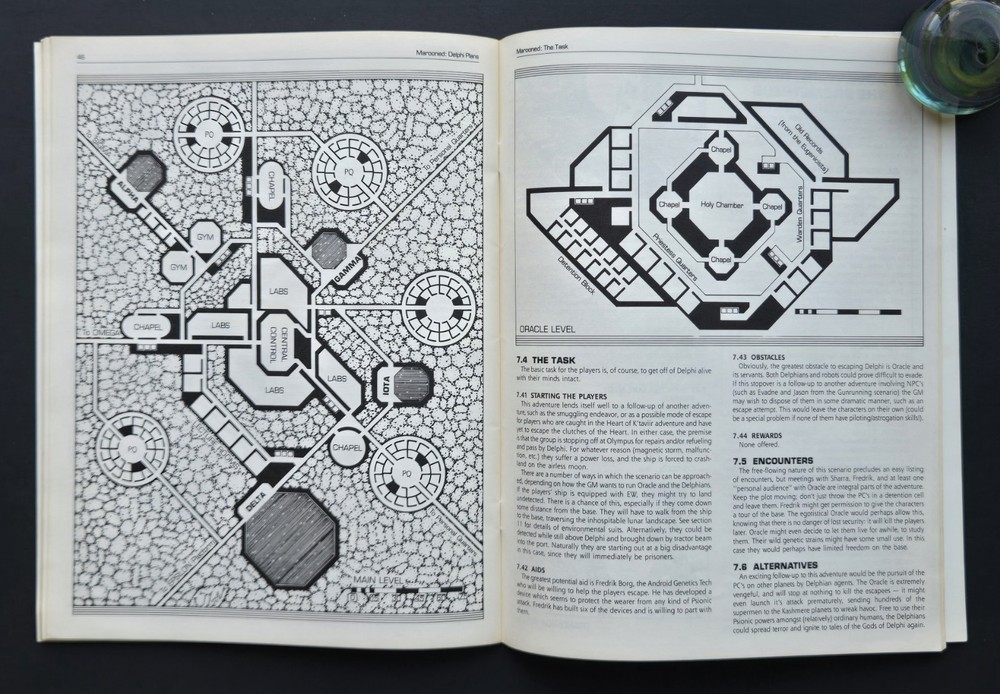 Lost Telepaths Secret House Kashmere Space Master Campaign Module I.C.E 1986 RPG