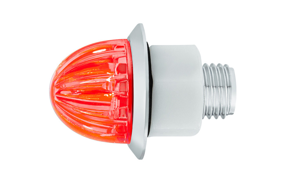 2 LED Dual Function 3/4" Mini Watermelon Light(Clearance/Marker)Red LED/Red Lens