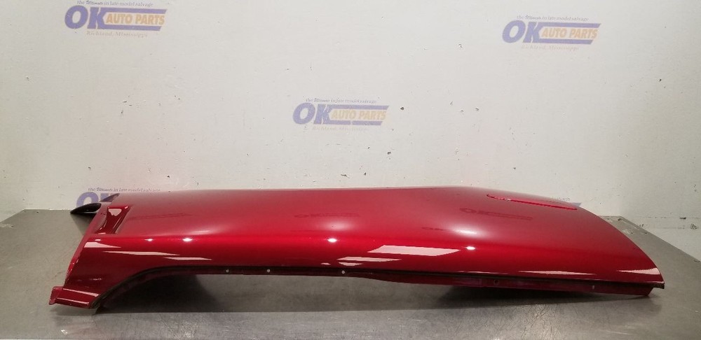 09 CHEVY CORVETTE C6 CONVERTIBLE QUARTER PANEL RIGHT PASSENGER RED