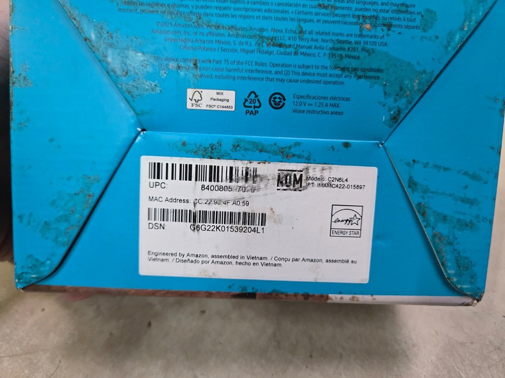 Amazon Echo Dot 5th Gen. Smart Speaker - Deep Sea Blue SEALED!