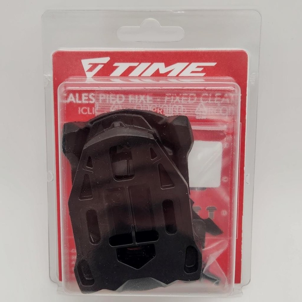 Time ICLIC Xpresso Fixed 3-Bolt Bicycle Cleats Black (No Float) OPEN PACKAGE