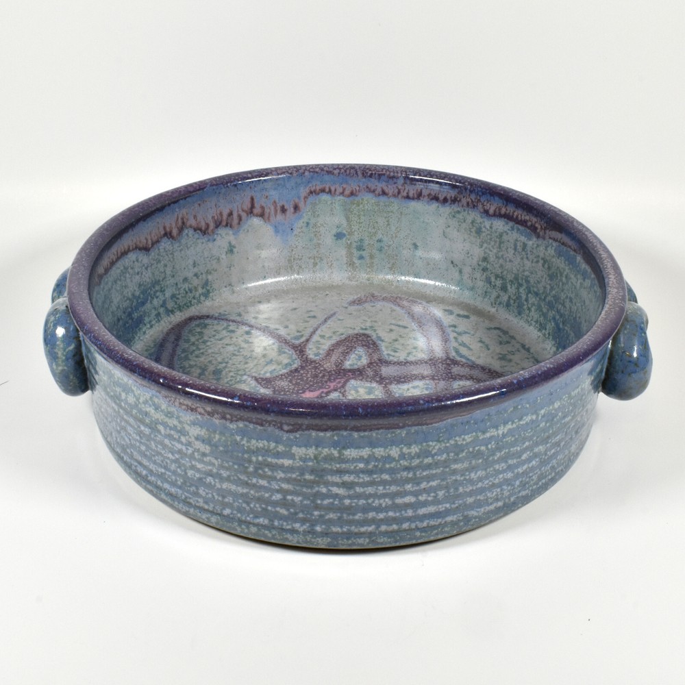 Round Double Handled Ceramic 8" Baking Dish