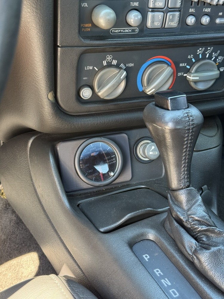 3D Printed 97-02 Firebird/Camaro Center Console Gauge Pod (Smooth)