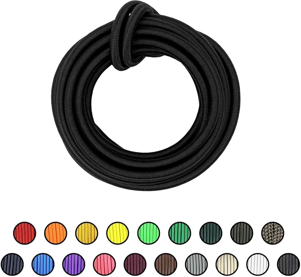 Durable Polyester Bungee Cord - DIY, Tie Downs