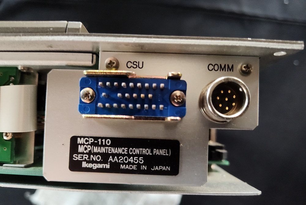 Ikegami MCP-110 Maintenance Control Panel