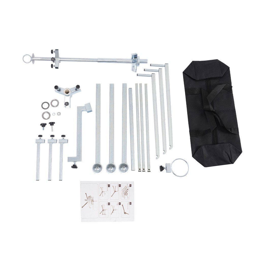 200kg silver gray Underfloor Heating Pipe Winder distributor with storage bag
