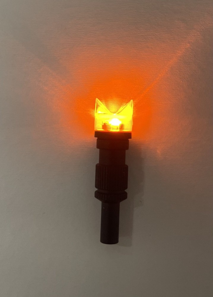 NockOut Lighted Nocks Crossbow .300" ID Half Moon Orange 3 Pack