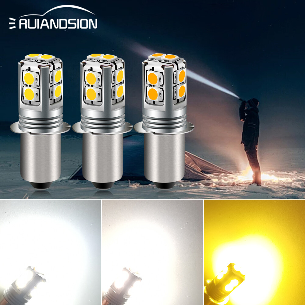 Super Bright PR2 P13.5S 3030 LED Torch Flashlight Bulb Lamp Globe 6V/9V/12V/18V