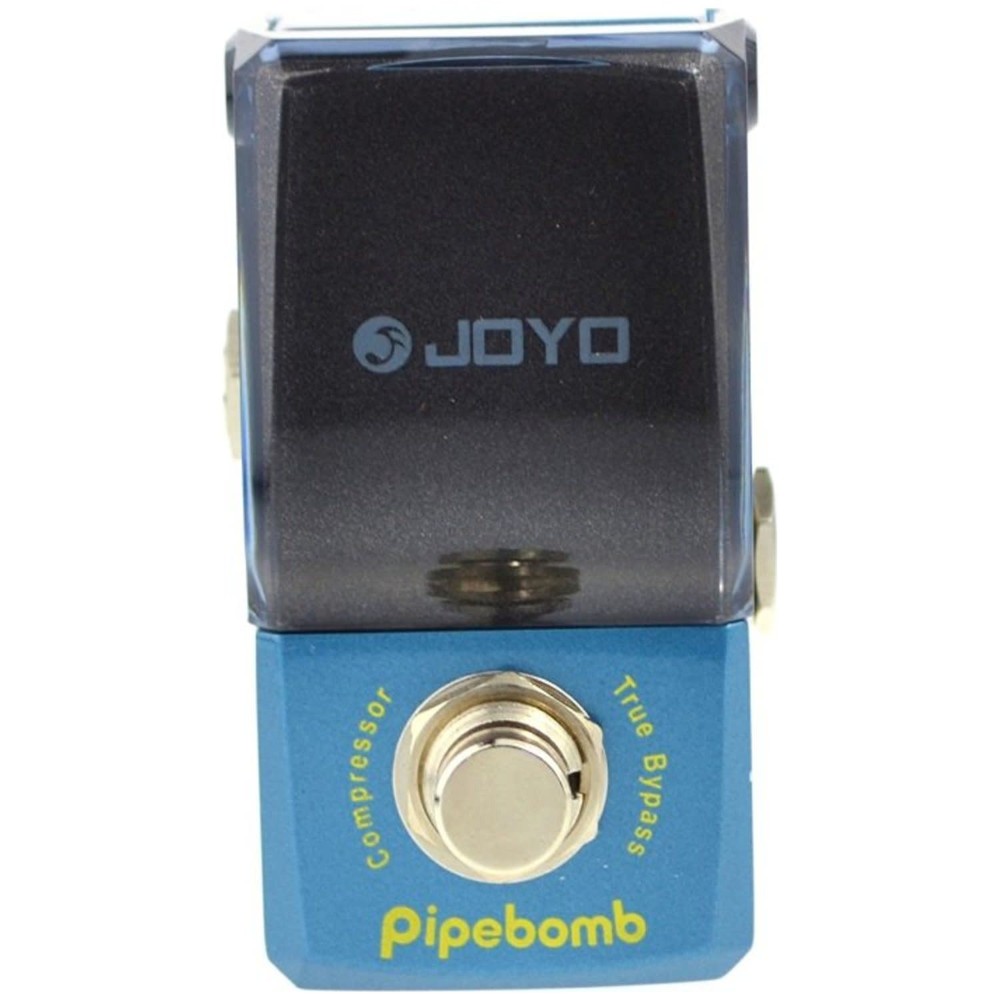 Joyo JF-312 Pipebomb Compressor True Bypass Mini Pedal w/ Patch Cables