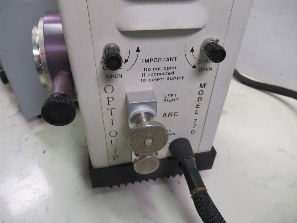 Opti-Quip 1200 Microscope Power Source & 770 Arc Lamp Housing Fluorescence