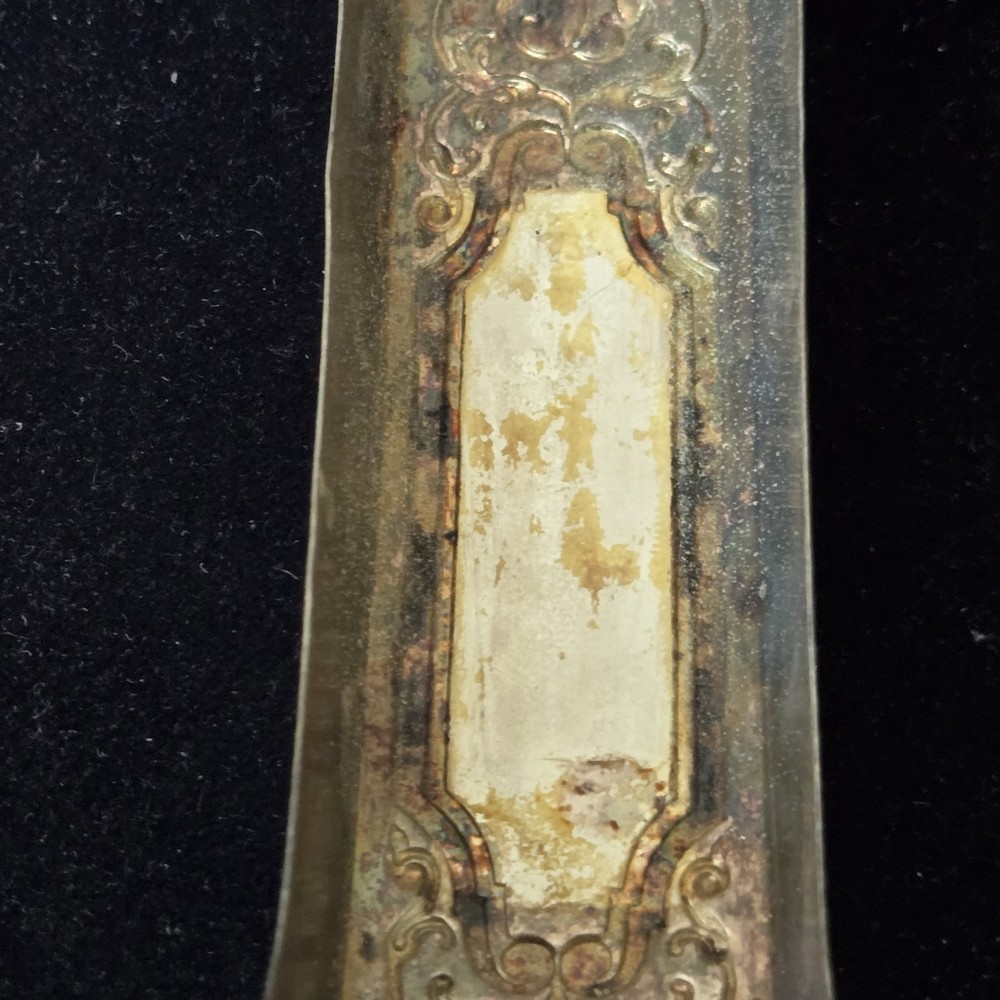 Gorham Telephone Phone Handset Receiver Silver plate Cover Vintage uncleaned