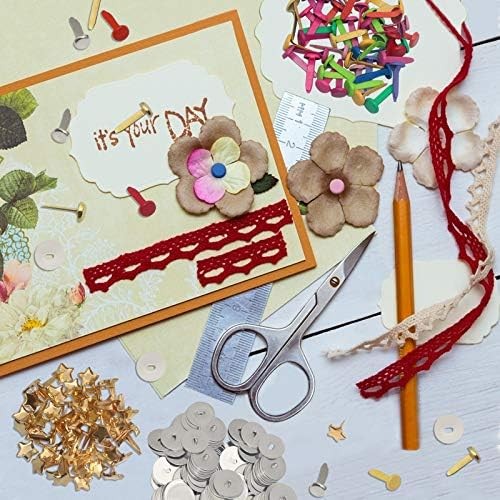 Paper Brads Fasteners Craft Kit