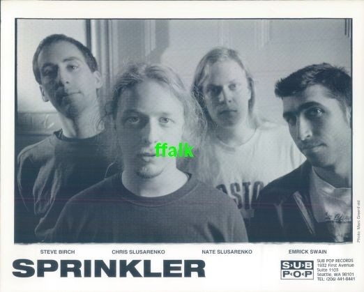 Press Photo: SPRINKLER 8x10 B&W (sub pop)