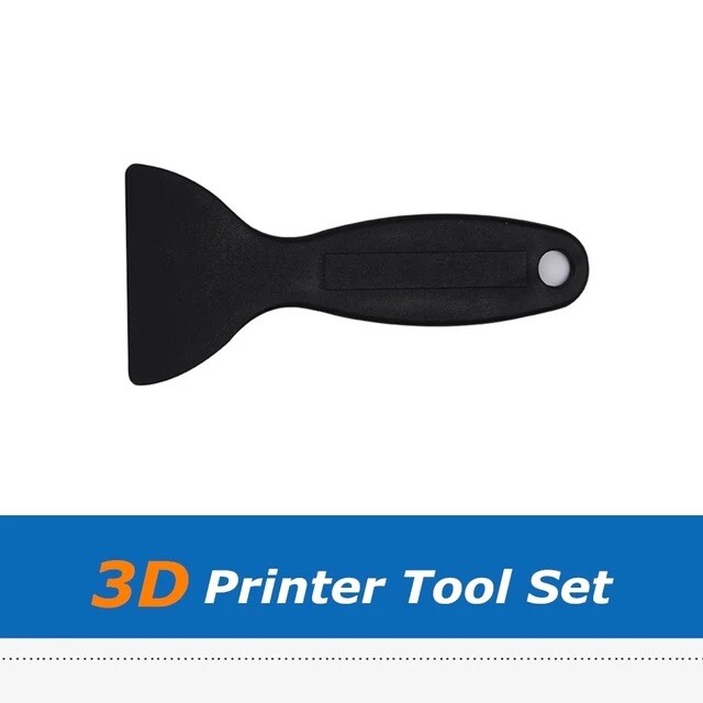 Putty Scraper ABS Plastic Spatula Drywall Patch Repair Spreader Black 3PCS