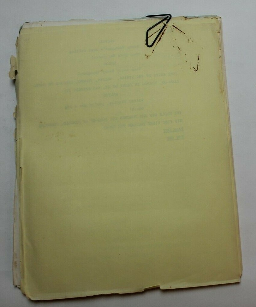 MAUDE / Albert E. Lewin, 1973 TV Script "The Will" argument over writing wills