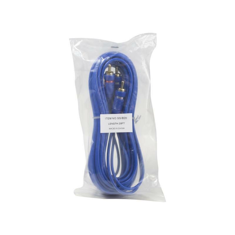 Stinger SSIB20 20Ft. RCA Cable