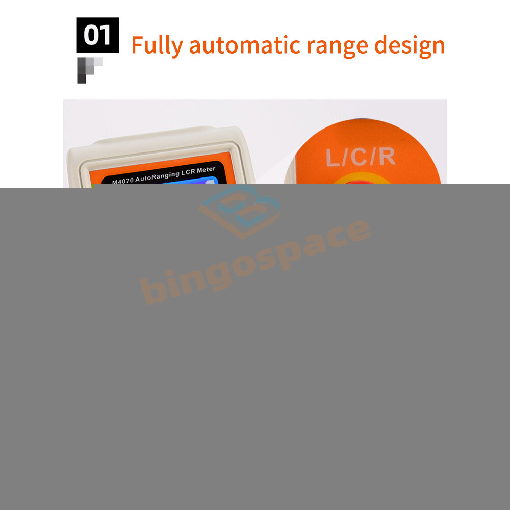 M4070 Handheld LCR Meter Auto Ranging Capacitance Inductance Resistance Tester.