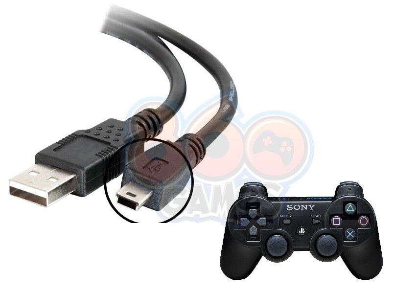Sony PlayStation 3 Wireless Controller USB Charging Cord Cable Charger PS3