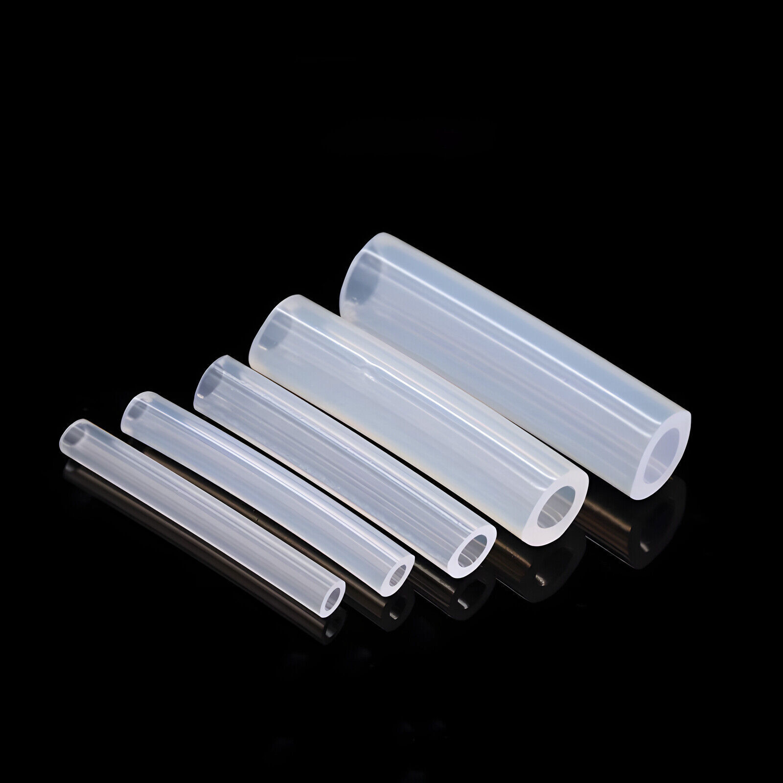 Clear Translucent Food Grade Silicone Vacuum Tube Beer Hose Pipe Soft Rubber