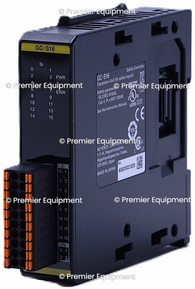 Keyence GC-S16 Security Controller, Expansion, 16 Security Inputs