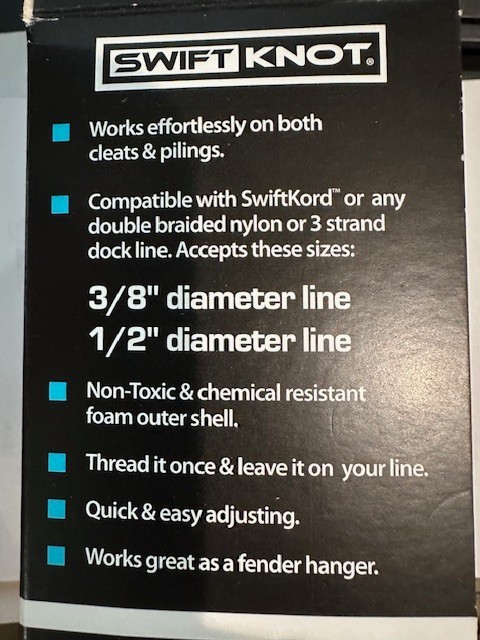 (2) Swiftknot Portable Temporary Docking Devices, Large