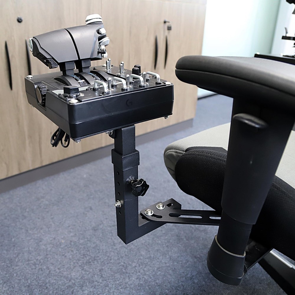 Ultimate Joystick/Hotas Chair Mount: Compatible with Thrustmaster, VKB, Logitech