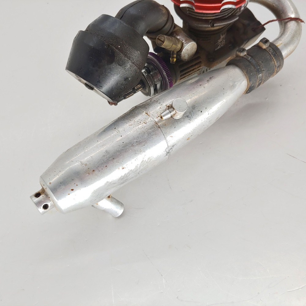 Dynamite Big Red .28 Nitro Engine w/ Exhaust Pipe, Filter & Carb (Used)