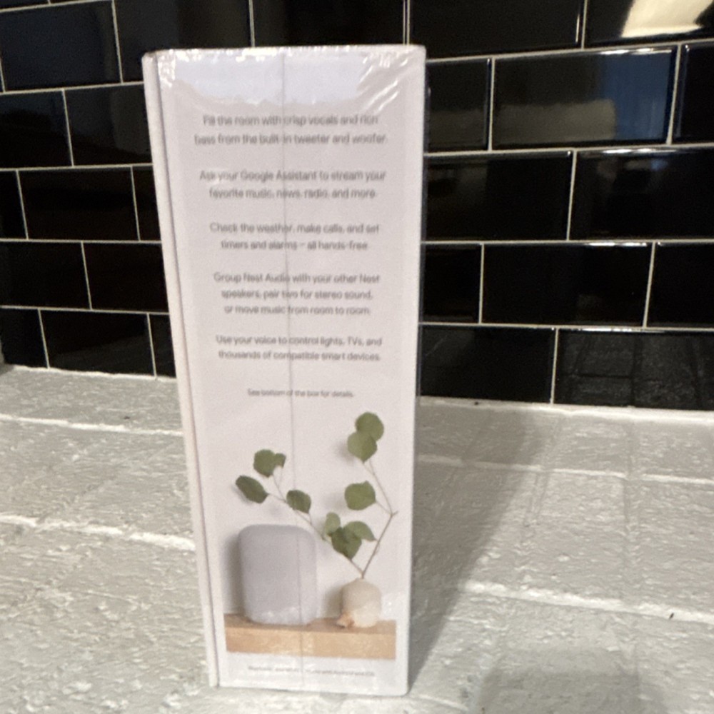 Google Nest Audio Smart Speaker Gray Wireless WiFi Google Assistant