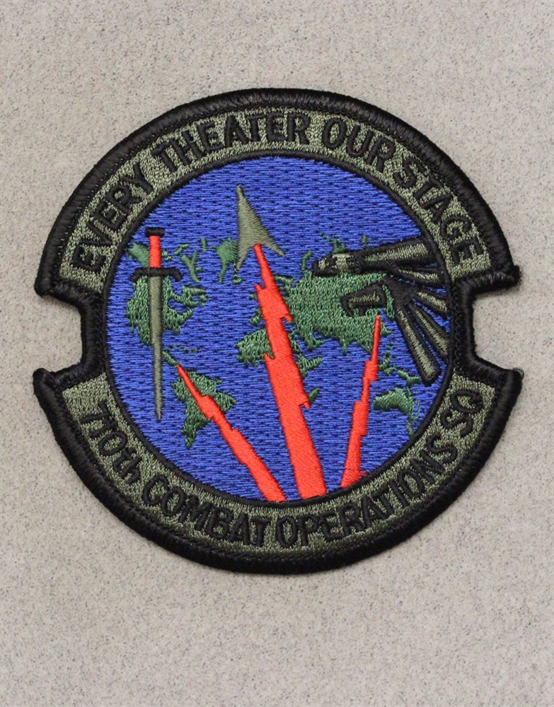 USAF Air Force Patch 4188: 710th Combat Operations Sqdn - subdued