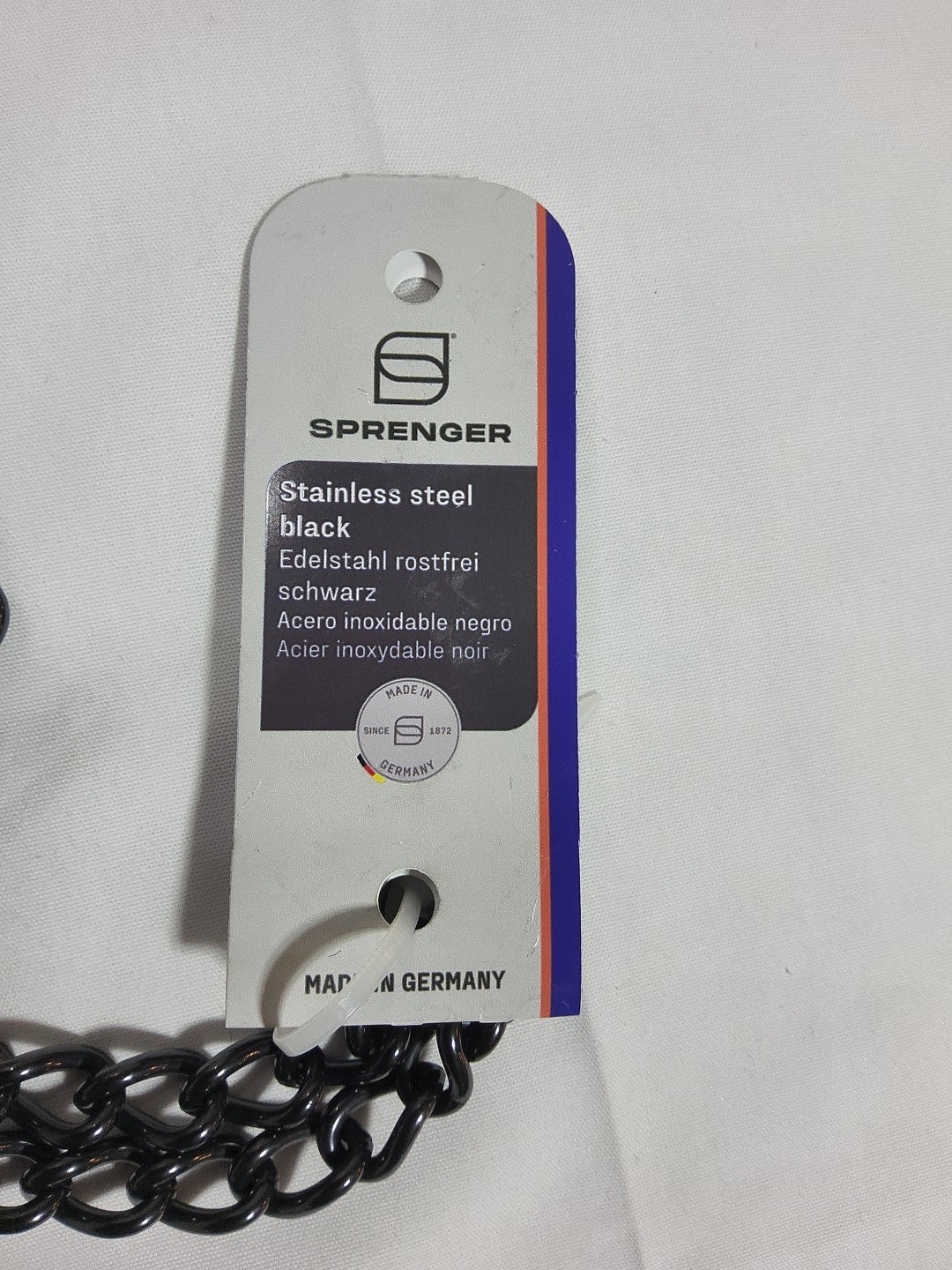HERM SPRENGER ULTRA-PLUS Training Collar Center-Plate 23" X 3.2 mm, Max Neck 19"