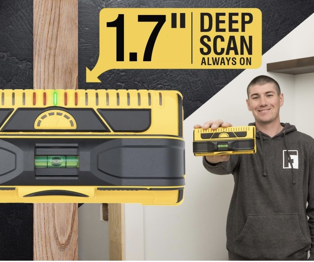 Accurate 13-Sensor Stud Finder for Wood & Metal - ProSensor M210 Compact Tool