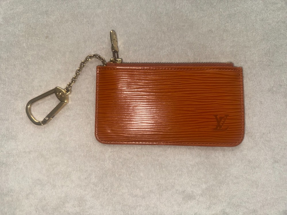 Louis Vuitton  Epi Key Cles Cognac