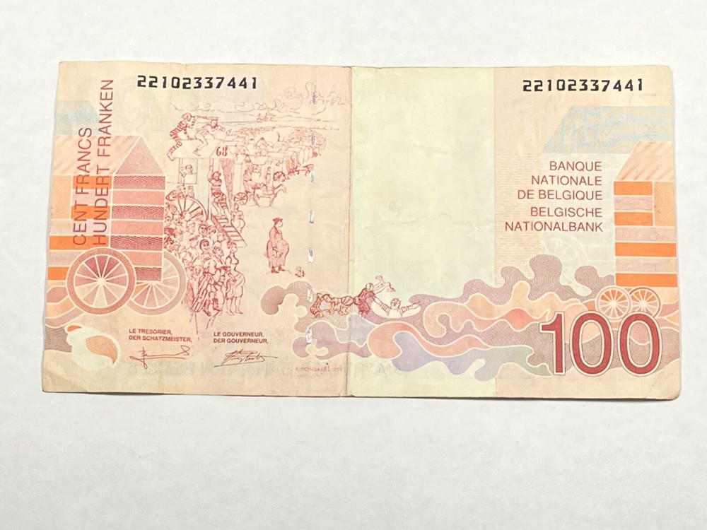 Belgium 100 FRANCS Ticket (10-41)