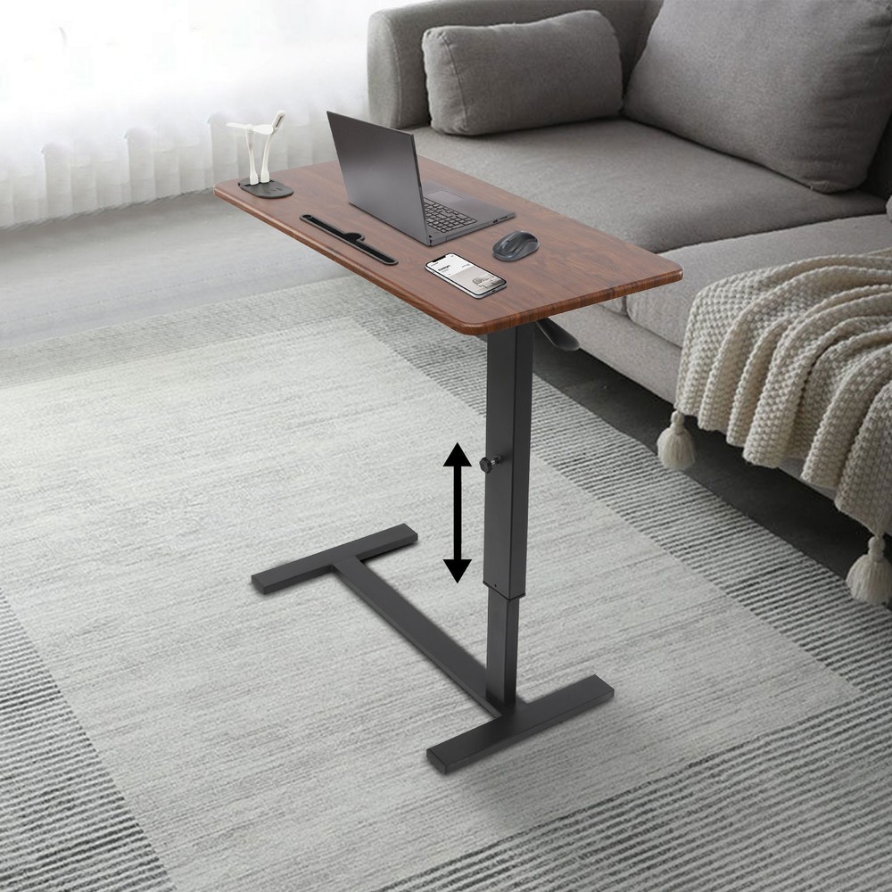 C-shaped Mobile Laptop Table, Mobile Bedside Table, Adjustable Side Table