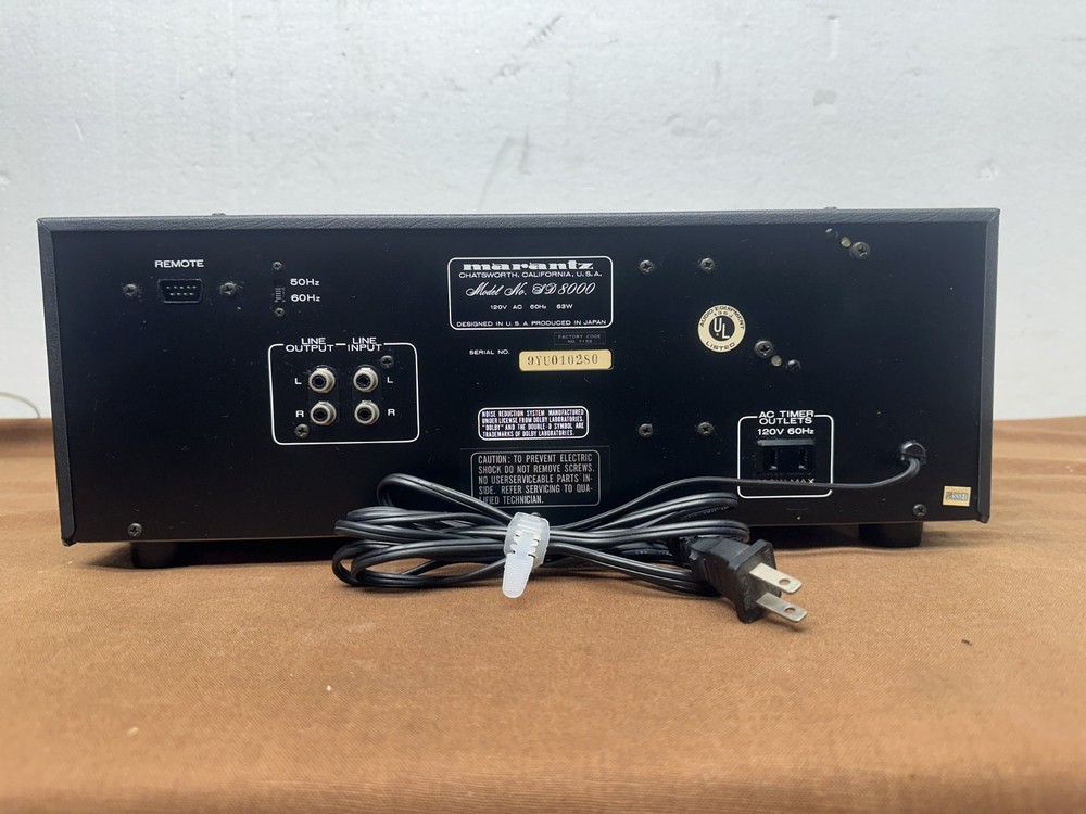 Marantz SD8000 Vintage 2 Speed Compudeck