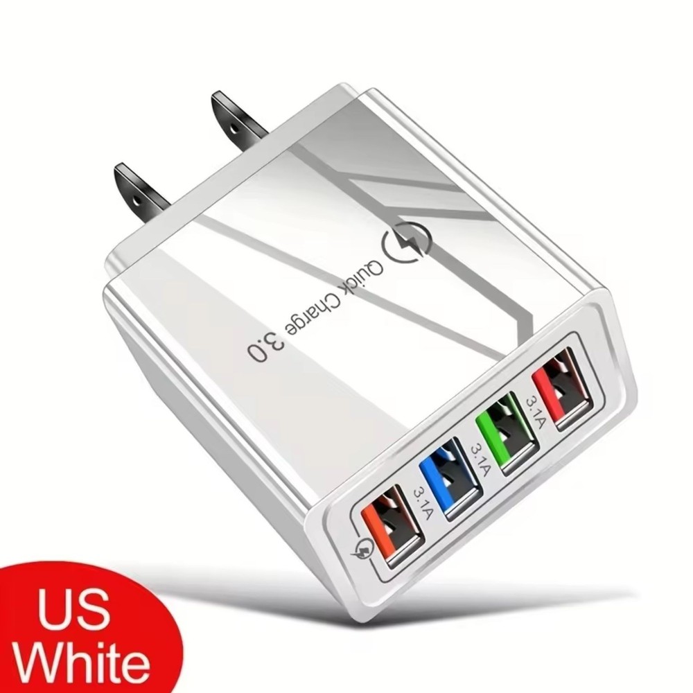 Hyper Charge Pro Charger – 4-Port Quick Charge for Android iPhone Fast Charging