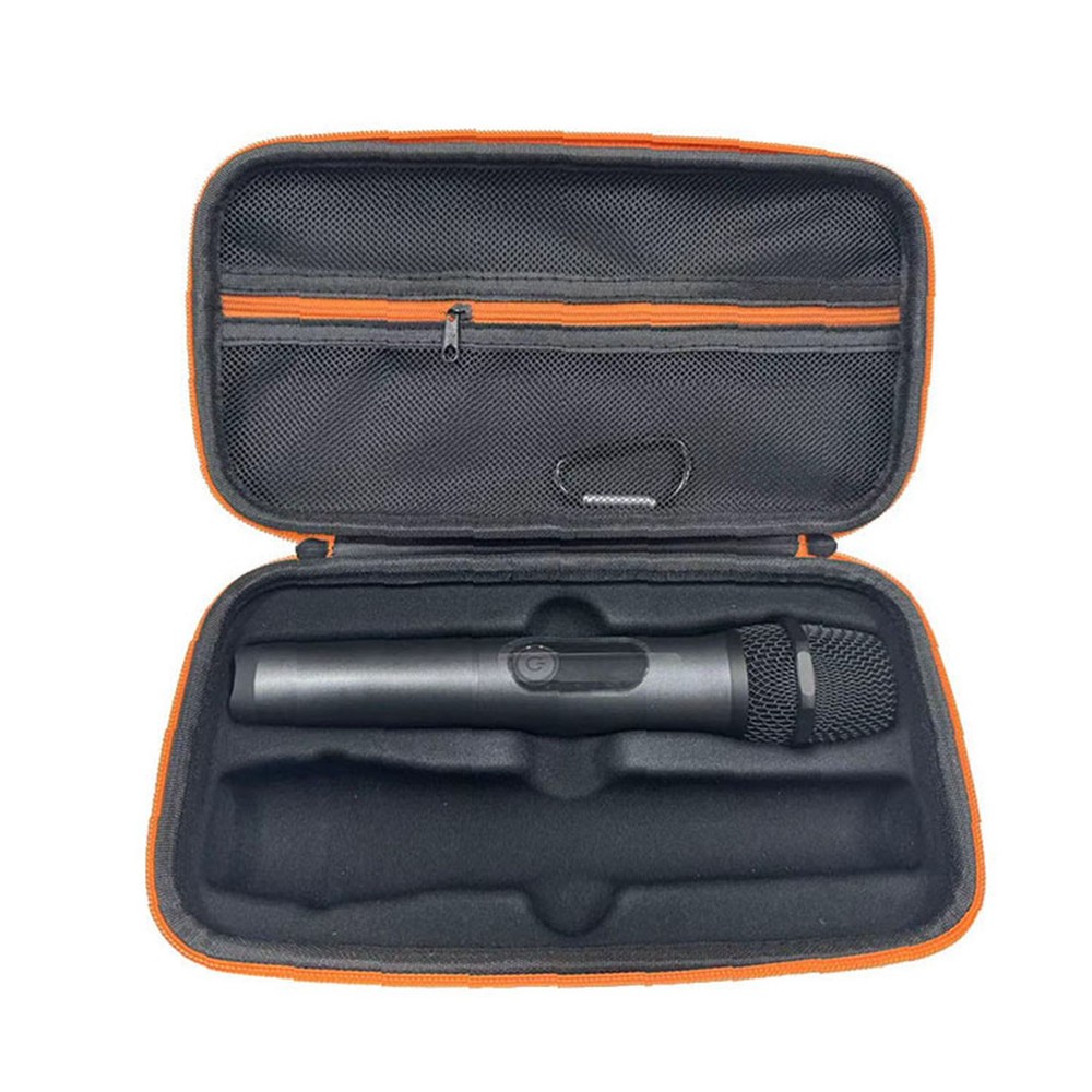 Wireless Microphone Case Polyester Handheld Dual Mic Travel Bag