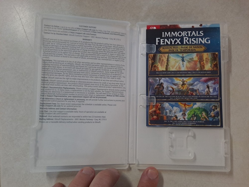 Authentic Case ONLY - Nintendo Switch - Immortals Fenyx Rising