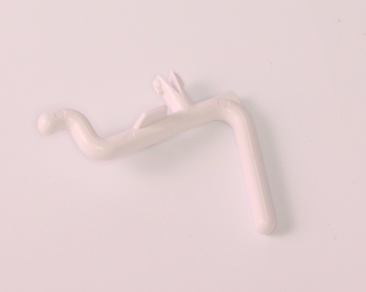 Plastic White L Style Pegboard Hook Kit Storage 100 Pack PEGBOARD NOT INCLUDED