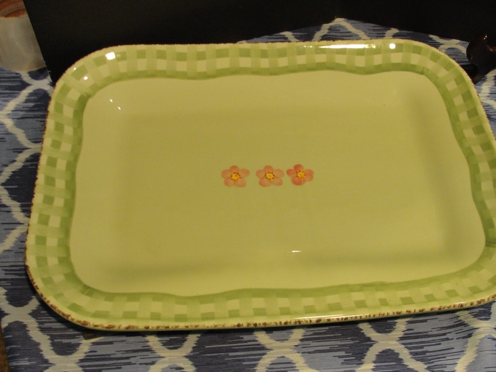 FRANCISCAN FLORA 18 3/4" PLATTER