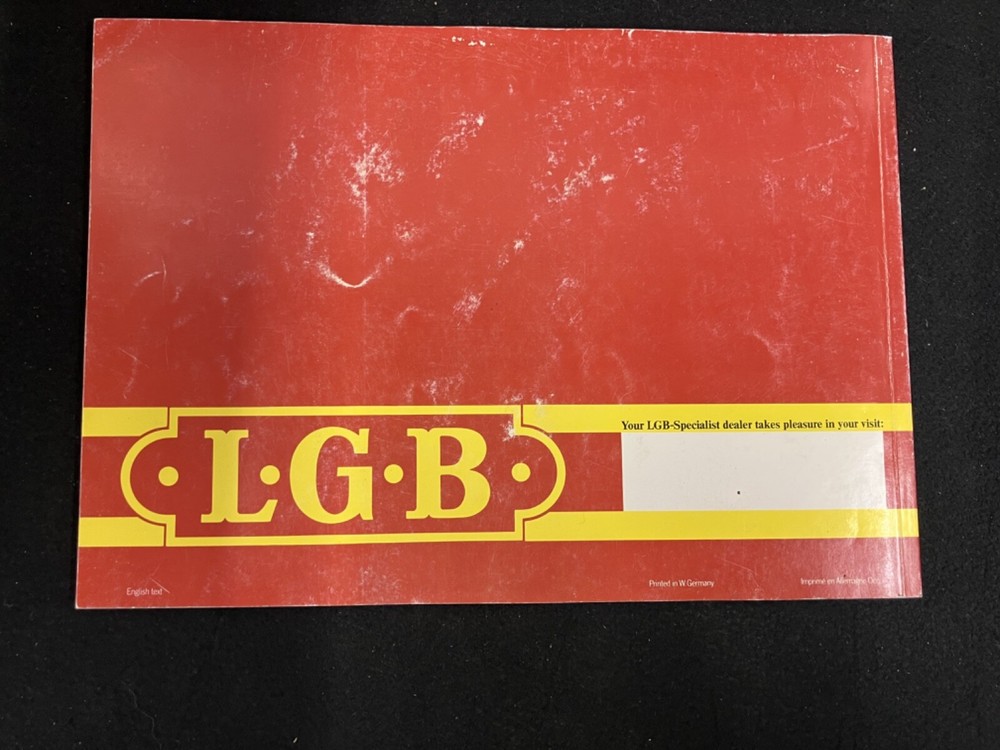 1979 LGB MODEL TRAINS CATALOG D8500
